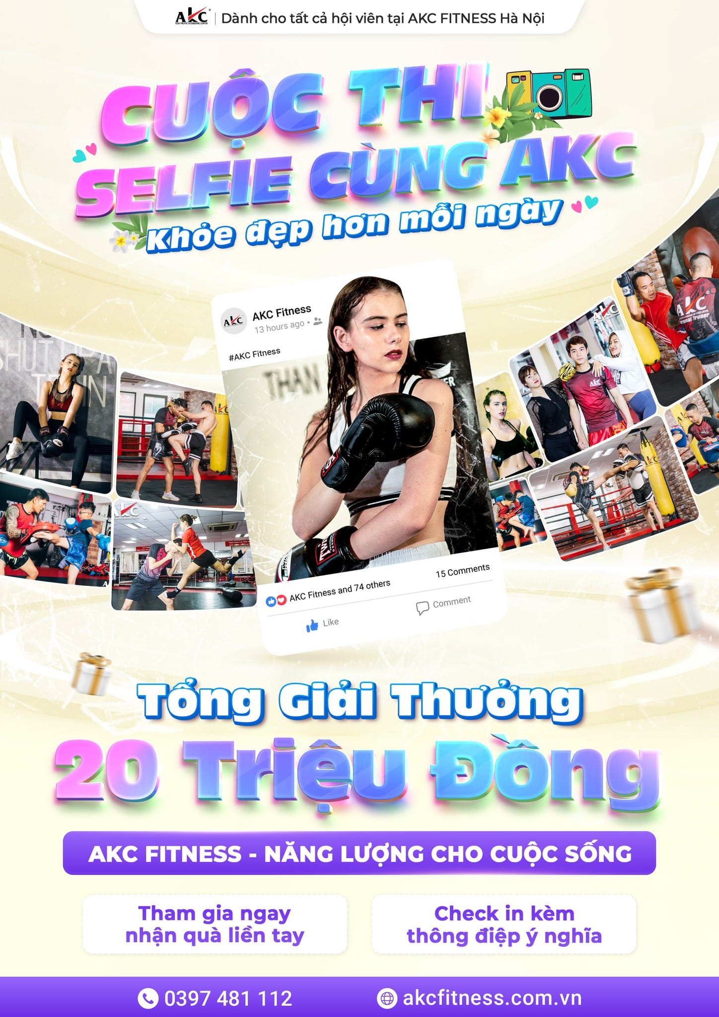Cuộc thi Selfie cùng AKC Fitness
