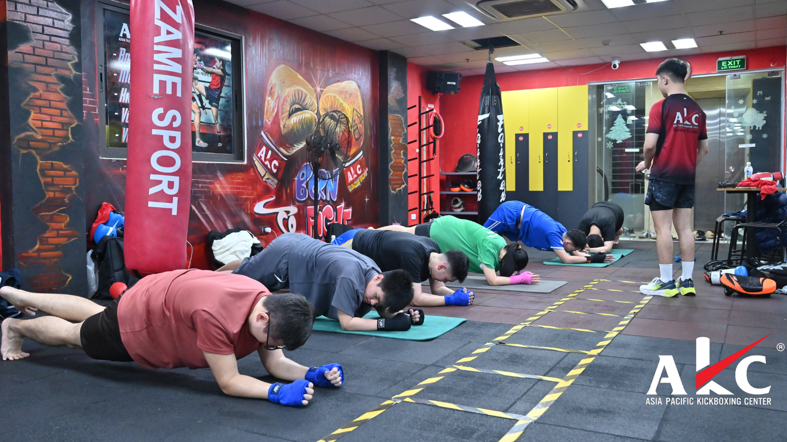 học muay thái buổi sáng