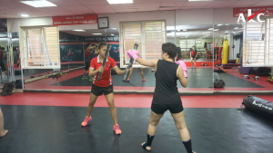 lớp học võ tự vệ cho bé gái