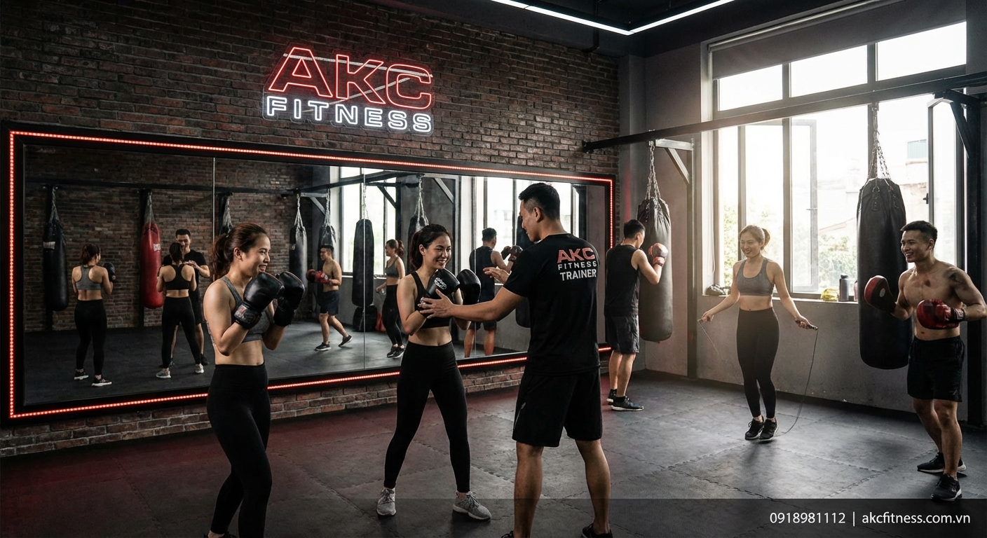 phòng tập kickfit Cầu Giấy