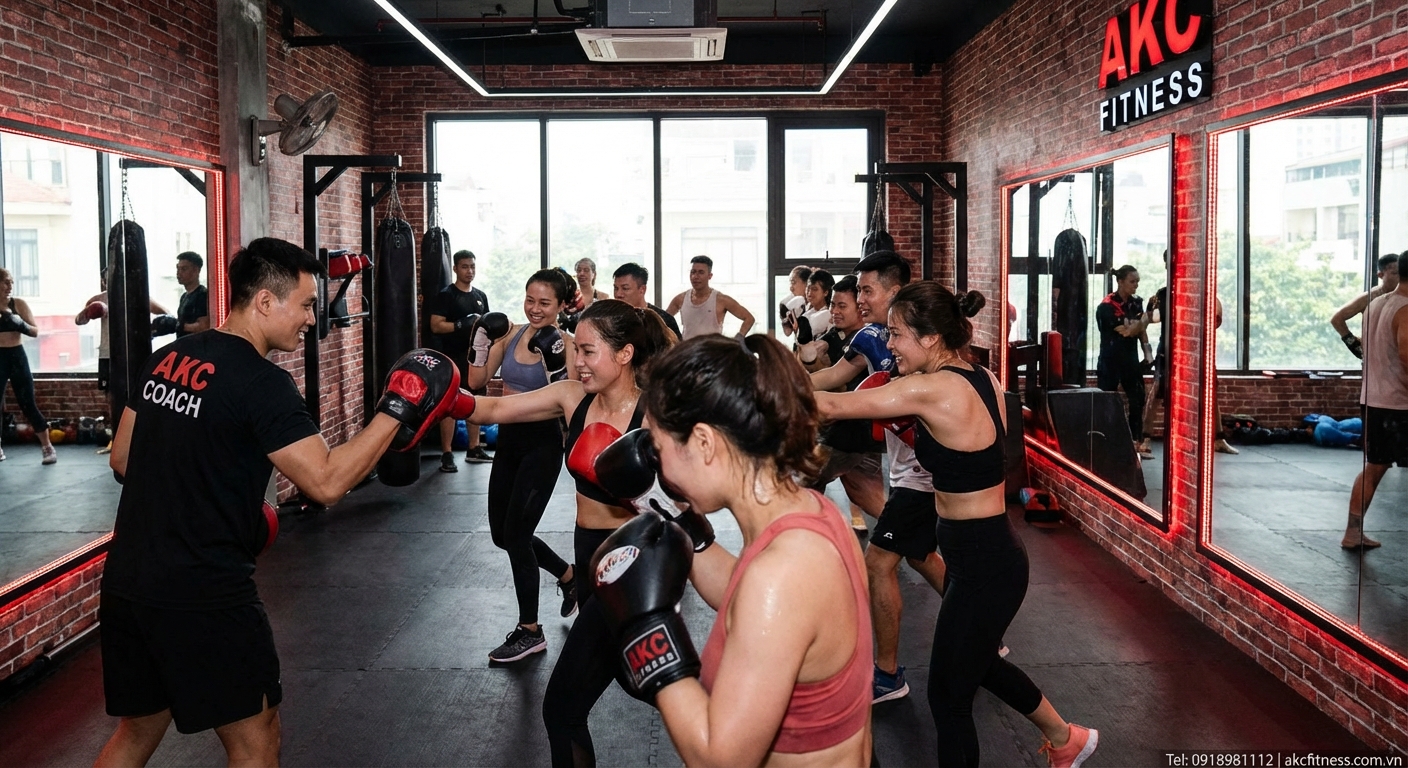 phòng tập kickfit Ba Đình