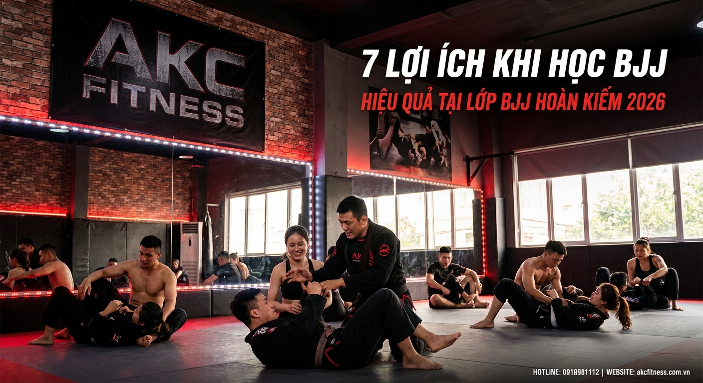7 Lợi Ích Khi Học BJJ Hiệu Quả Tại Lớp BJJ Hoàn Kiếm 2026