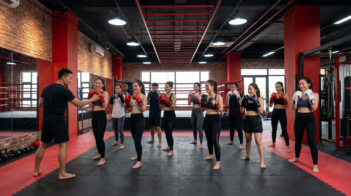 Lớp Kickboxing Cầu Giấy: Học Tập An Toàn, Hiệu Quả Cho Nữ & Người Mới