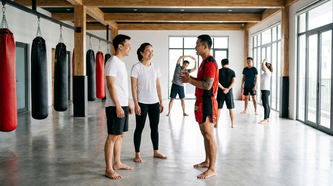Tiêu chí chọn địa điểm học muay thai thuận tiện cho người mới
