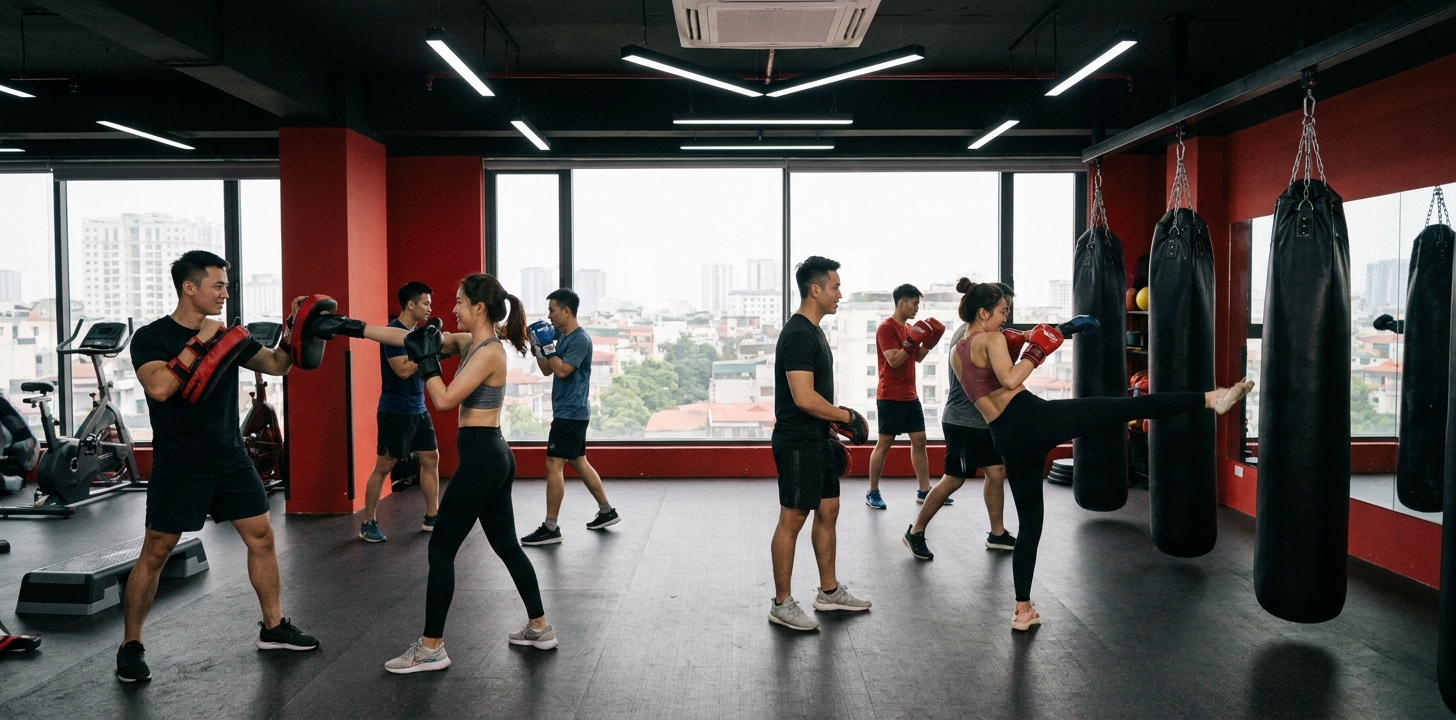 Buổi tập kickfit đầu tiên – Hướng dẫn đầy đủ cho người mới Hà Nội