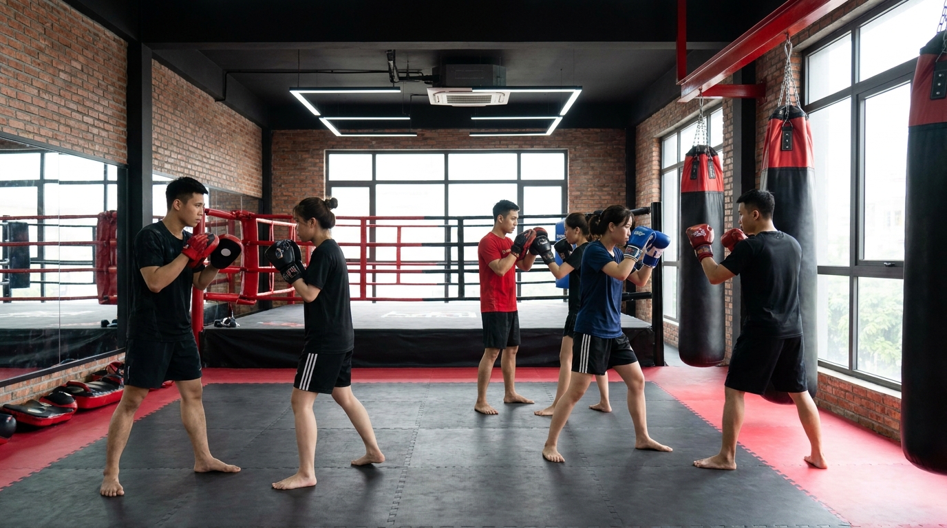 Học boxing Hoàng Mai cho người mới – Hướng dẫn chi tiết năm 2026