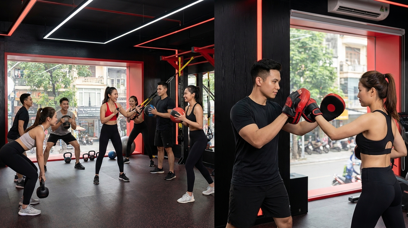 Tập fitness nhóm hay PT 1-1 Hà Nội – Hướng dẫn chọn phù hợp