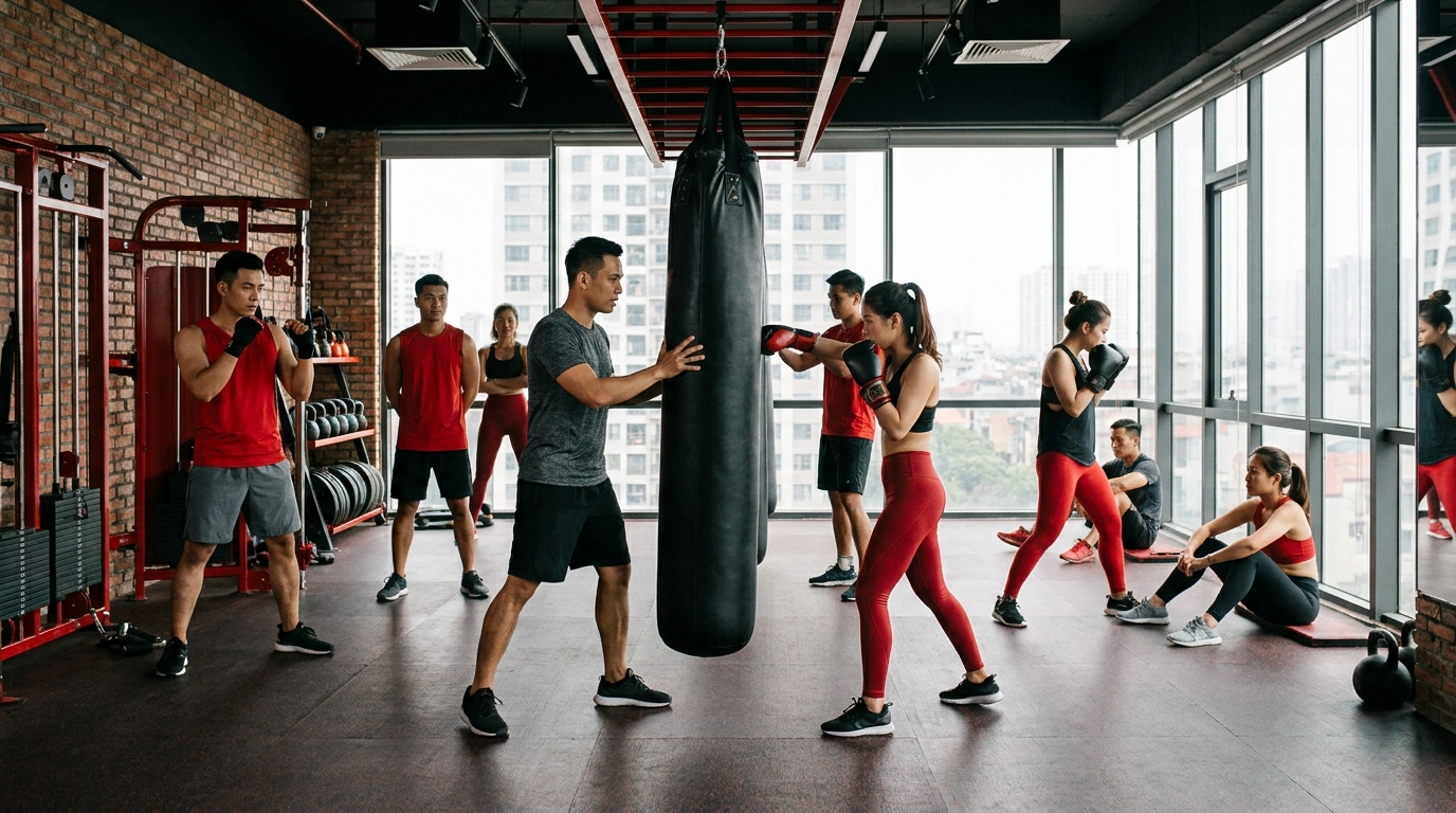 Tập kickfit cho người mới Hà Nội – Hướng dẫn chi tiết 2026