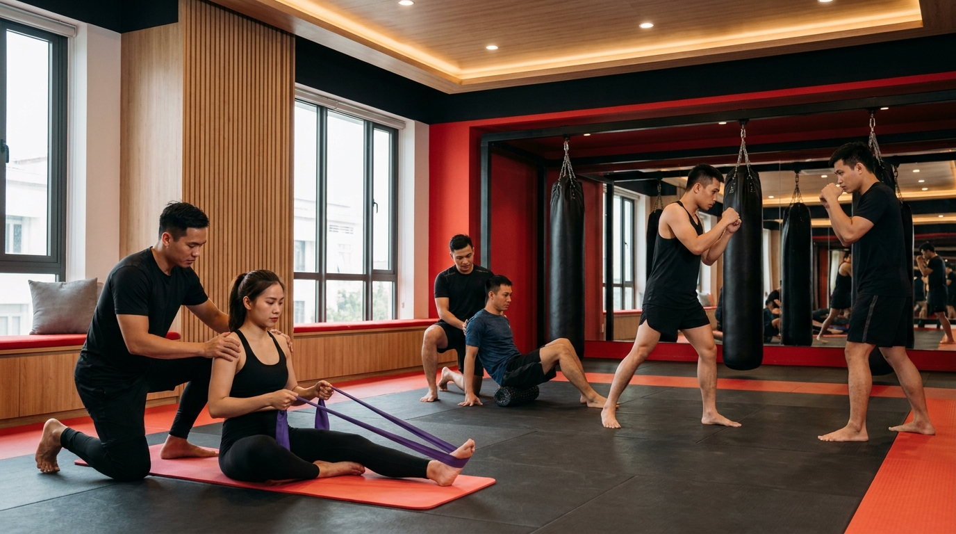 Phục hồi trị liệu boxing kickboxing – Hướng dẫn chi tiết 2026
